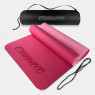 коврик для йоги и фитнеса EasyFit TPE+TC 6 мм с чехлом розовый-св.розовый