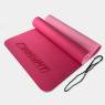 коврик для йоги и фитнеса EasyFit TPE+TC 6 мм розовый-св.розовый