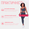 быстрая доставка коврик для йоги и фитнеса EasyFit TPE+TC 6 мм розовый-св.розовый