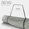 швидка доставка килимок для йоги та фітнесу EasyFit TPE+TC 6мм сірий-чорний