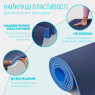 вартість на килимок для йоги та фітнесу EasyFit TPE+TC 6мм синій-блакитний