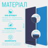 купити оптом килимок для йоги та фітнесу EasyFit TPE+TC 6мм синій-блакитний
