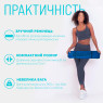 купить коврик для йоги и фитнеса EasyFit TPE+TC 6 мм двухслойный синий-желтый