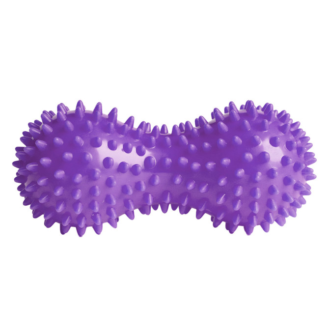 масажний м'ячик EasyFit Goober з шипами фіолетовий