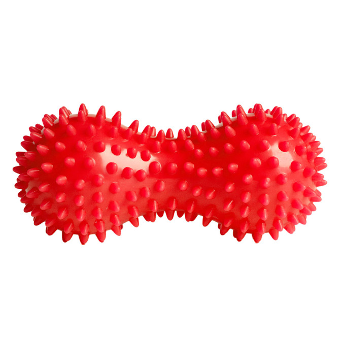 масажний м'ячик EasyFit Goober з шипами червоний