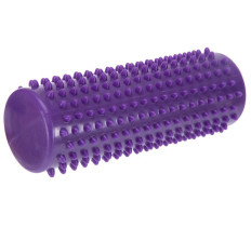 Массажный цилиндр EasyFit Spindle с шипами фиолетовый