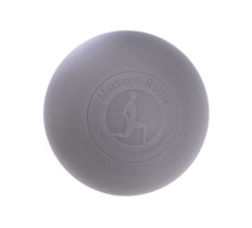 Массажный мячик EasyFit каучук 6.5 см серый