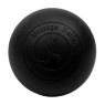 Массажный мячик EasyFit каучук 6.5 см черный
