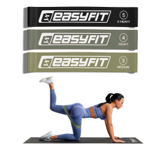 Резинки для фітнесу EasyFit MonoBand набір 3 шт