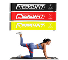 Гумові кільця для фітнесу EasyFit набір 3 шт