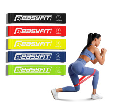 Резинки для фитнеса EasyFit набор 5 шт