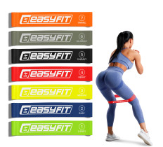 Резинки для фитнеса EasyFit набор 7 шт