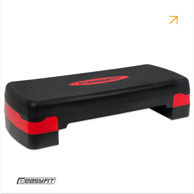  степ-платформа EasyFit Step-B 2-ступенчатая красная