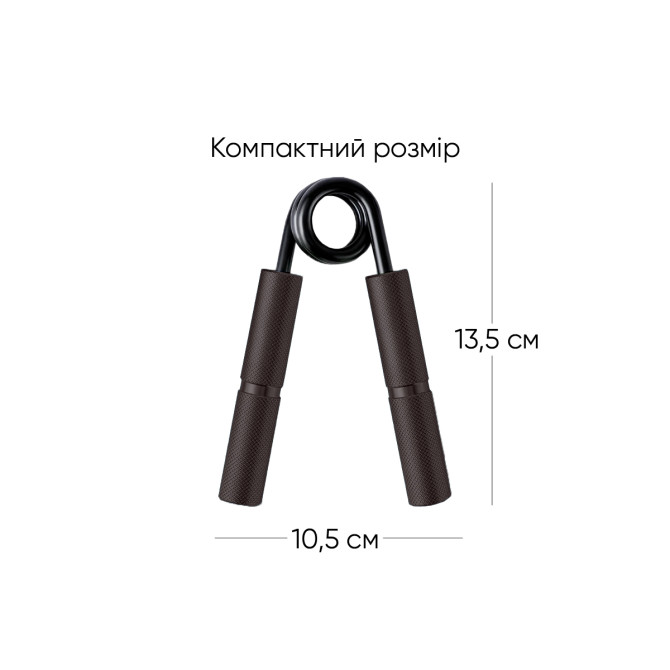 замовити кистьовий еспандер EasyFit Hand Grip PRO 159 кг чорний (350 lb) 