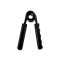 кистьовий еспандер EasyFit Hand Grip PRO 75 кг чорний (165 lb)