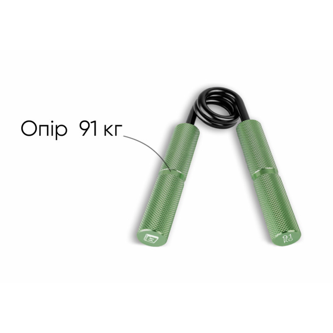 цена на кистевой эспандер EasyFit Hand Grip PRO 91 кг зеленый (200 lb)