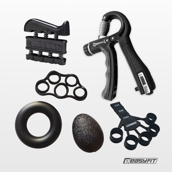 быстрая доставка набор кистевых эспандеров EasyFit GripKit 6 в 1