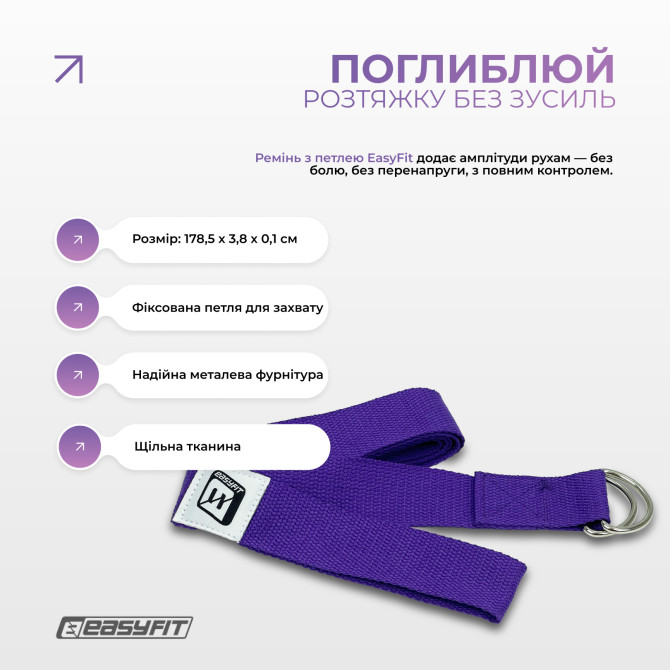 купити недорого набір для йоги та фітнесу EasyFit Polarity Set килимок два блоки та ремінь padma