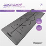 замовитикилимок для йоги професійний EasyFit Pro каучук 5 мм чорний