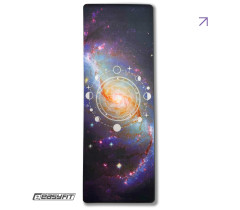 Килимок для йоги EasyFit Light VioletMoon (замша-каучук) 