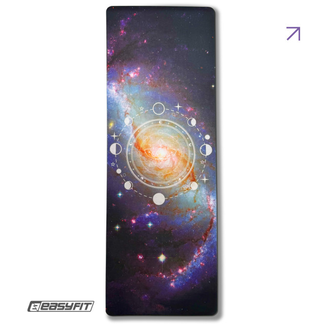 коврик для йоги EasyFit Light VioletMoon (замша-каучук) 