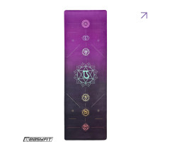Килимок для йоги EasyFit Chakra Flow (замша-каучук)