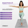купити килимок для йоги професійний EasyFit Pro каучук 5 мм Сірий