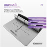 замовити оптом килимок для йоги професійний EasyFit Pro каучук 5 мм Сірий