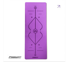 Коврик для йоги профессиональный EasyFit Pro каучук 5 мм Фиолетовый
