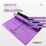 выгодная стоимость коврик для йоги профессиональный EasyFit Pro каучук 5 мм фиолетовый