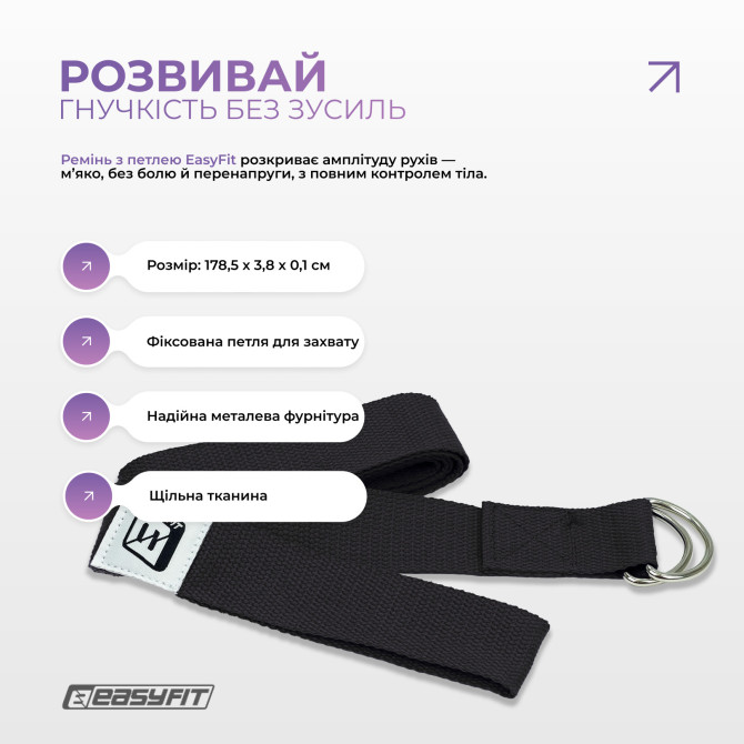 вартість набір для йоги та фітнесу EasyFit Polarity Set PRO (Stone): килимок, два блоки та ремінь