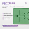 стоимость коврик для йоги профессиональный EasyFit Pro каучук 5 мм Зеленый