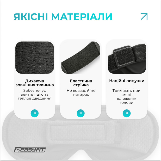 стоимость маска для сна 3D EasyFit Dream с эффектом памяти (черная)