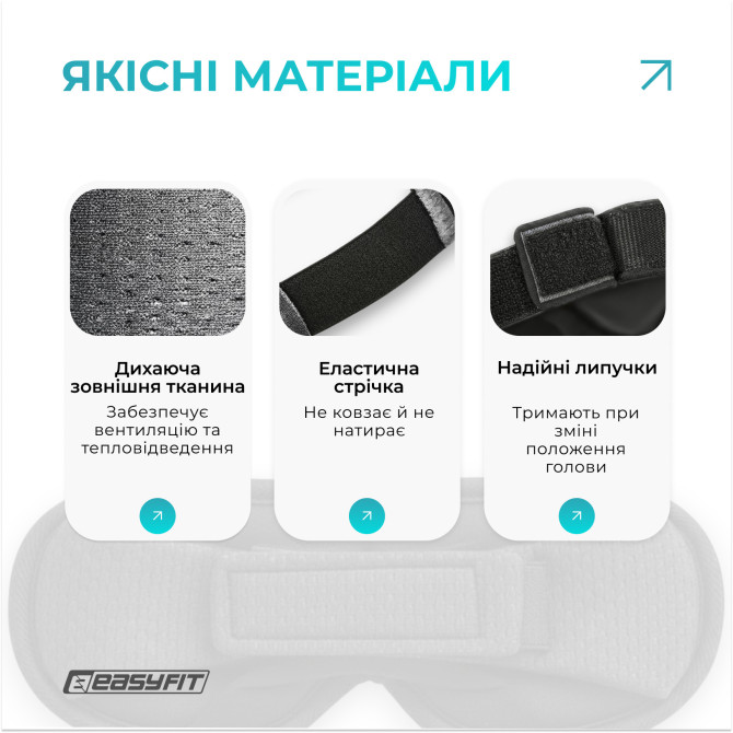 стоимость  маска для сна 3D EasyFit Dream с эфектом памяти (серая)