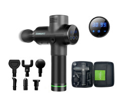 Перкусійний масажер EasyFit Percussio для тіла з 6 насадками