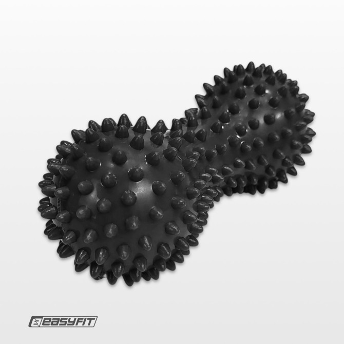 купити масажний м'ячик EasyFit Goober з шипами чорний
