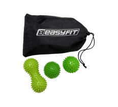 Набор для массажа и МФР EasyFit PVC Set-3 в сумочке