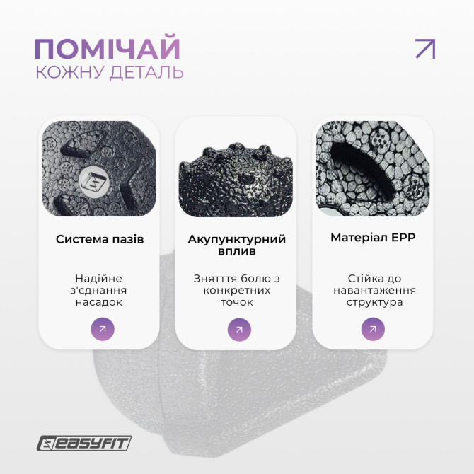 цена на набор массажеров для МФР EasyFit TriggerSet (4 шт.)