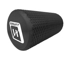 Массажный ролик EasyFit Foam Roller 30 см Черный