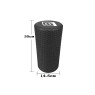 купить масажний ролик EasyFit Foam Roller 30 см чорний