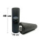 Массажный ролик EasyFit Foam Roller 45 см Черный