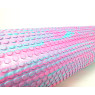Массажный ролик EasyFit Foam Roller 45 см двухцветный Розовый-мятный