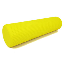 Массажный ролик EasyFit Foam Roller 60 см Желтый