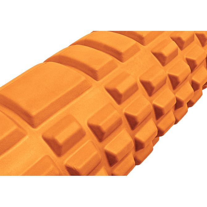 заказать масажний ролер EasyFit Grid Roller 60 см v.3.1 помаранчевий