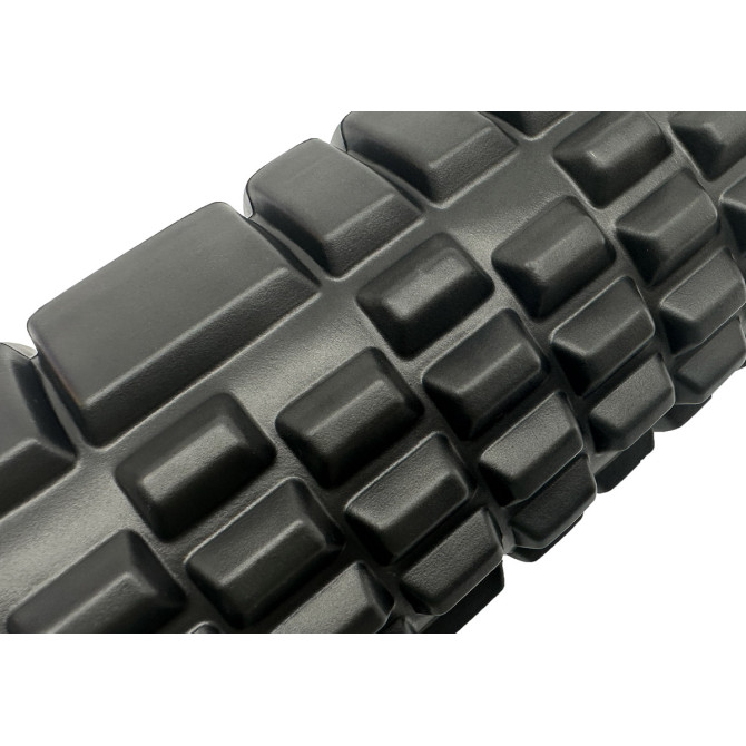 Массажный ролик EasyFit Grid Roller 33 см v.1.1 Черный
