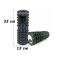 Массажный ролик EasyFit Grid Roller 33 см v.1.2 Черный