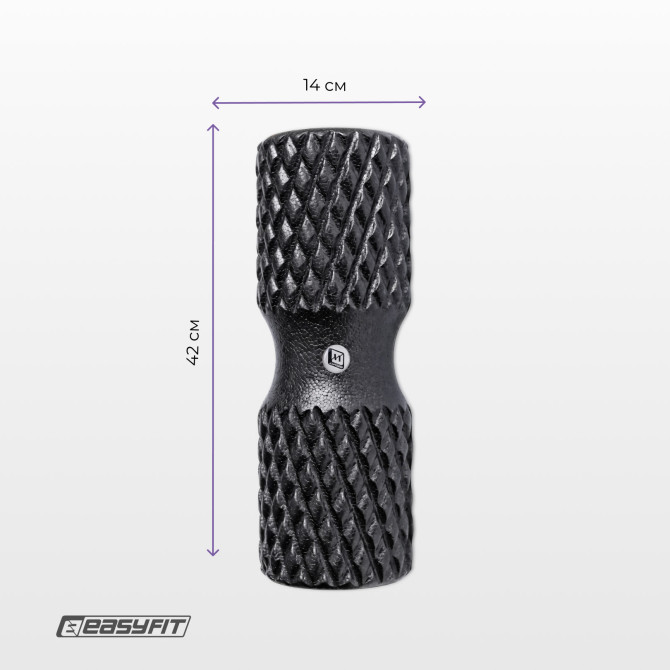 купити оптом масажний ролик EasyFit Grid Roller EPP 42 см