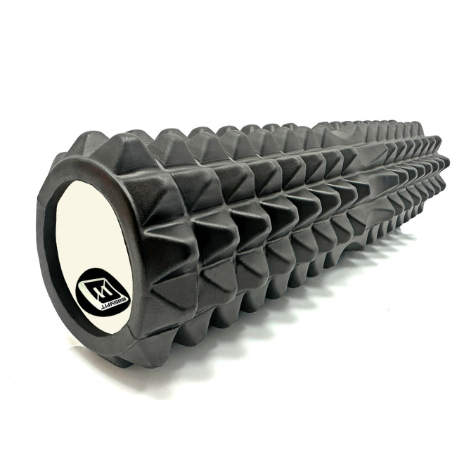 Массажный ролик EasyFit Grid Roller 45 см v.2.2 Черный