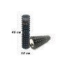 Массажный ролик EasyFit Grid Roller 45 см v.2.2 Черный