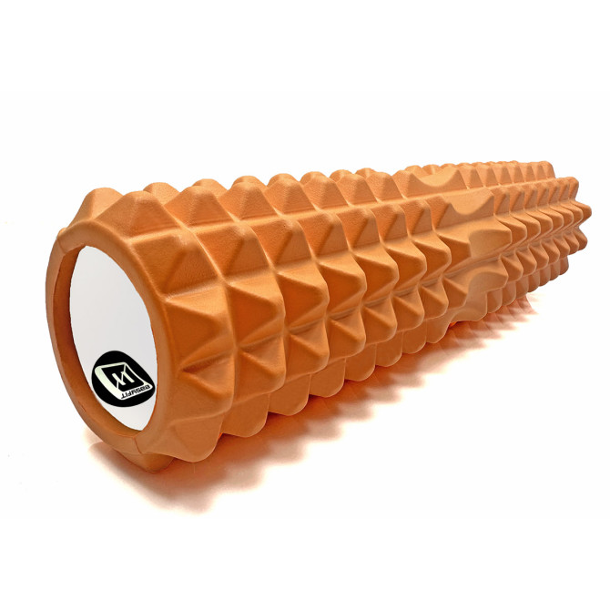 Массажный ролик EasyFit Grid Roller 45 см v.2.2 Оранжевый